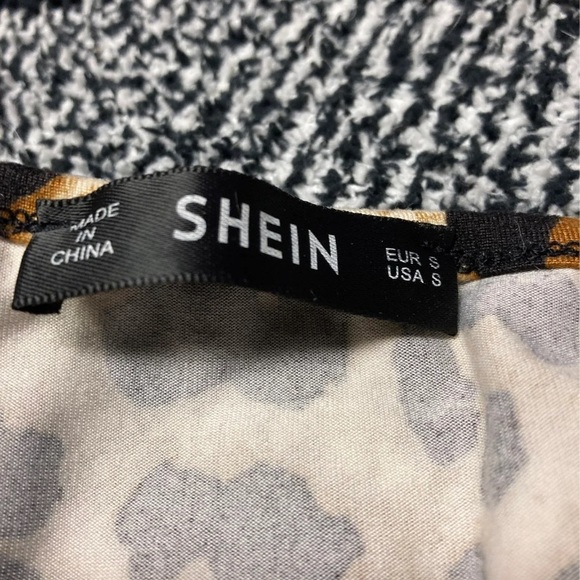 SHEIN animal print party crop top - Picture 2 of 3